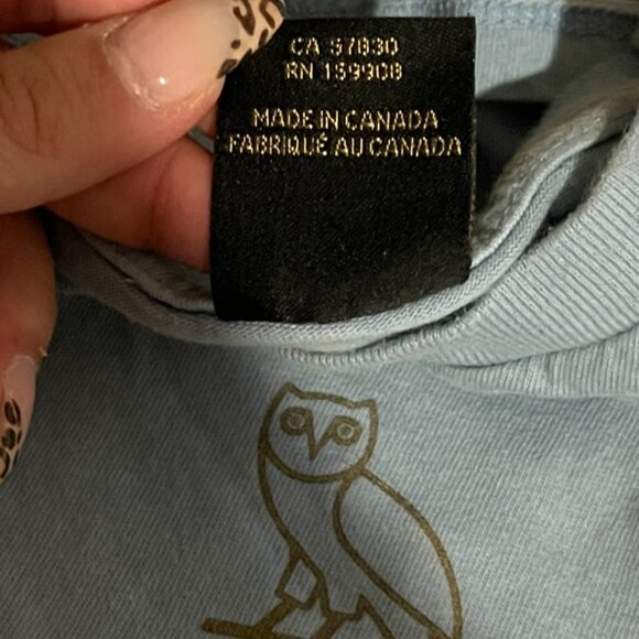 OVO SKY BLUE CROPPED T - Picture 4 of 6